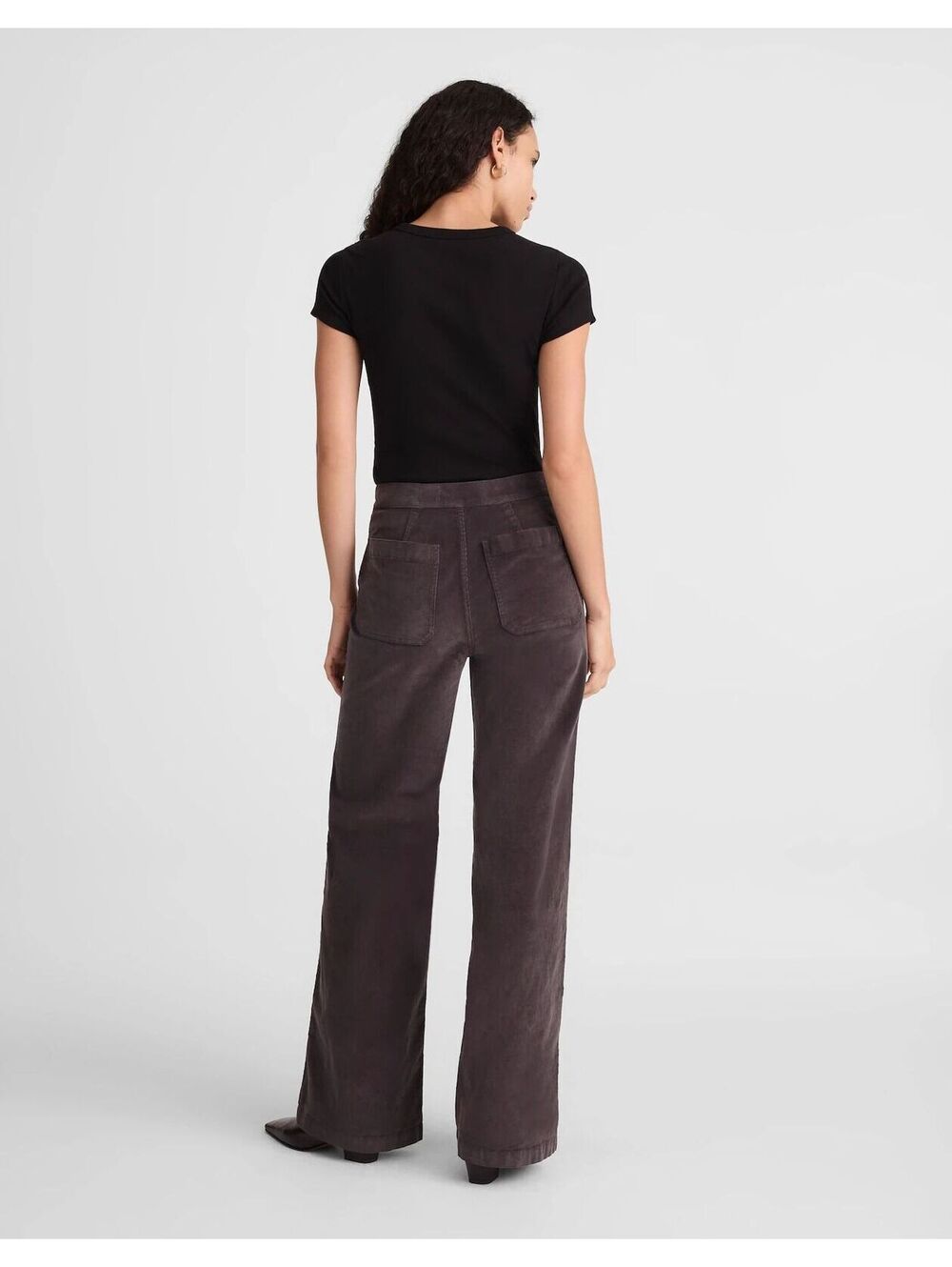 NWT The Wide-Leg Pant in Corduroy - Size 25 - MSRP $138 - Picture 4 of 6